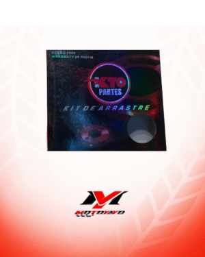 KIT PIÑON CON CADENA (KIT DE ARRASTRE) AKT 200XM. 39T-14T 520H-116L