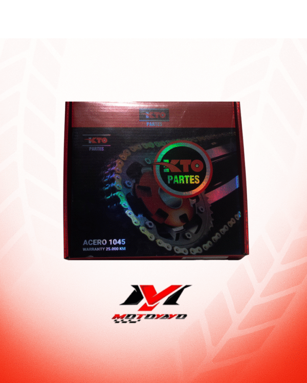 KIT PIÑON CON CADENA (KIT DE ARRASTRE) AKT 125SL, NKD. 38T-15T 428H-120L