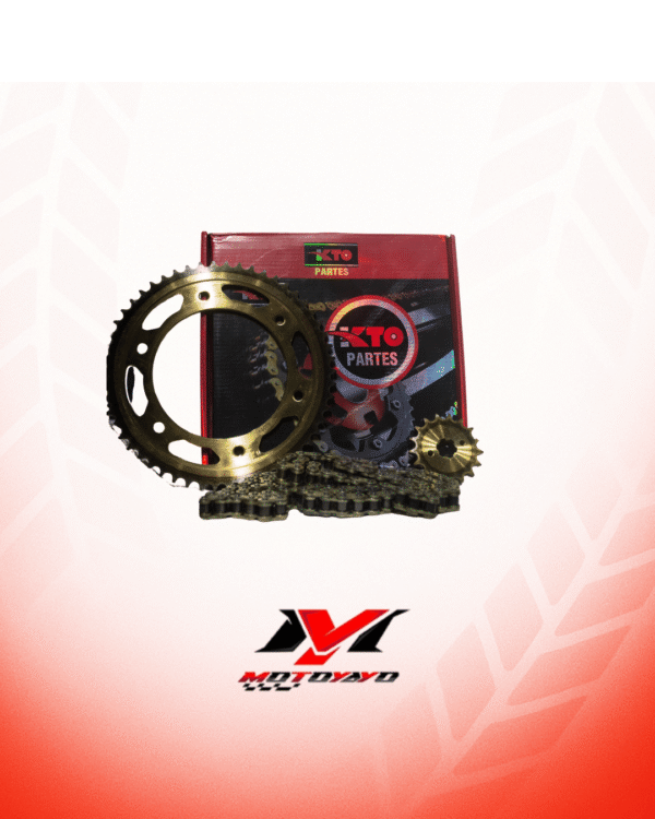 KIT PIÑON KTO CON CADENA (KIT DE ARRASTRE) HONDA NXR125 BROSS 54T-17T 428H-132L