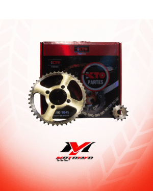 KIT PIÑON KTO CON CADENA (KIT DE ARRASTRE) AUTECO DISCOVER  42T-13T 428H-120L