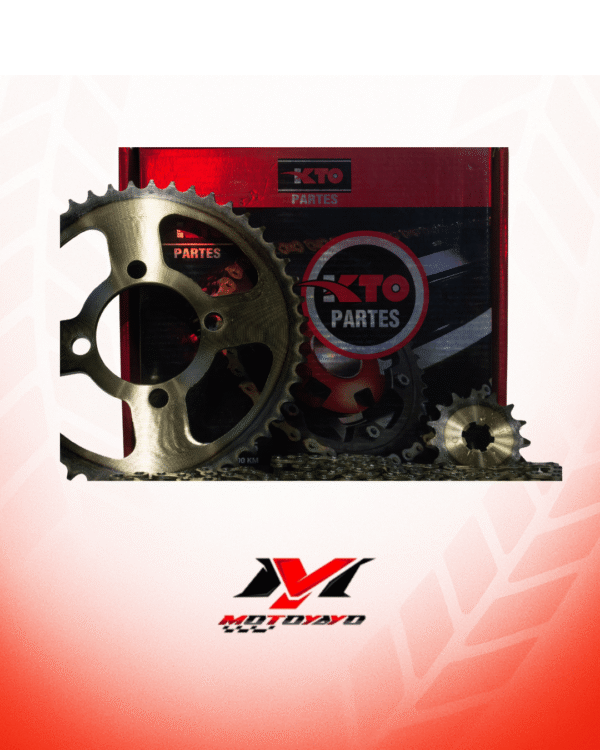 30 KIT PIÑON KTO CON CADENA (KIT DE ARRASTRE) YAMAHA DTK125-175 4H 47T-15T 428H-120L