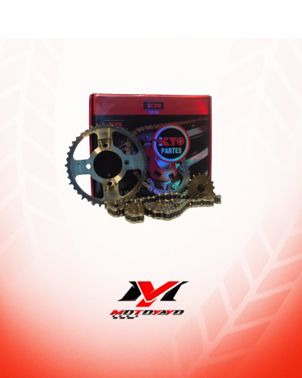 KIT PIÑON KTO CON CADENA (KIT DE ARRASTRE) AKT RTX 150 42T-15T 428H-128L