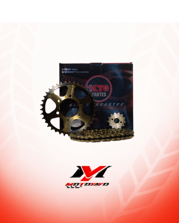 KIT PIÑON KTO CON CADENA (KIT DE ARRASTRE) AKT CR5 180  38T-13T 520H-110L